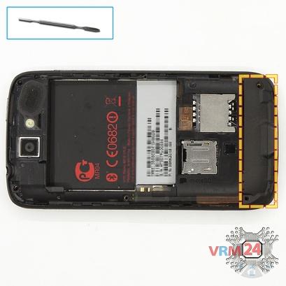 How to disassemble HTC Desire A8181, Step 4/1
