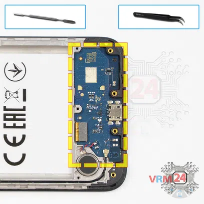 How to disassemble Nokia 2.2 TA-1188, Step 7/1