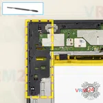 How to disassemble Lenovo Tab 4 Plus TB-X704L, Step 9/1