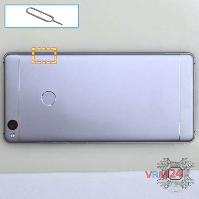 How to disassemble ZTE Nubia Z11, Step 2/1
