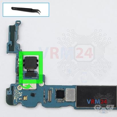 How to disassemble Samsung Galaxy A8 (2016) SM-A810S, Step 12/1