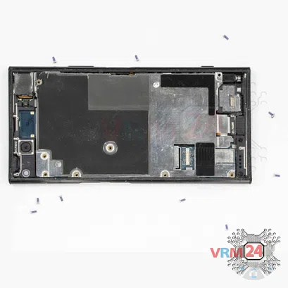 How to disassemble Sony Xperia XZ1, Step 7/2