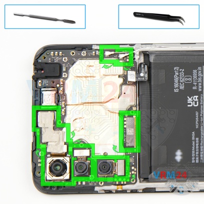 How to disassemble Xiaomi POCO M3 Pro, Step 12/1