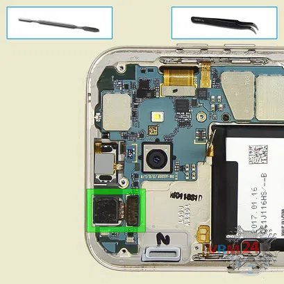 Cómo desmontar Samsung Galaxy A5 (2017) SM-A520, Paso 7/1