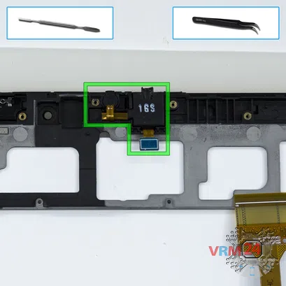 Cómo desmontar Samsung Galaxy Tab 8.9'' GT-P7300, Paso 18/1