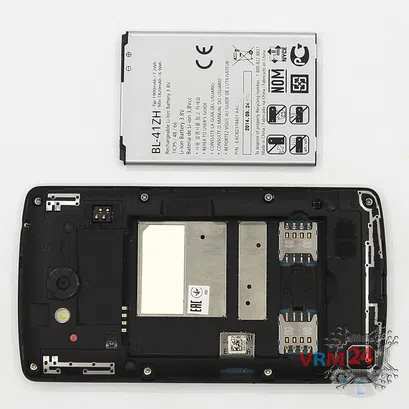 How to disassemble LG L Fino D295, Step 2/2