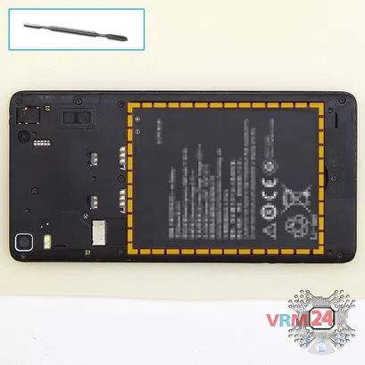 How to disassemble Lenovo A7000, Step 2/1