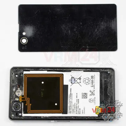 How to disassemble Sony Xperia Z1 Compact, Step 4/2