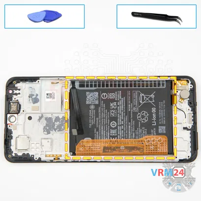 How to disassemble Xiaomi POCO X5, Step 19/1