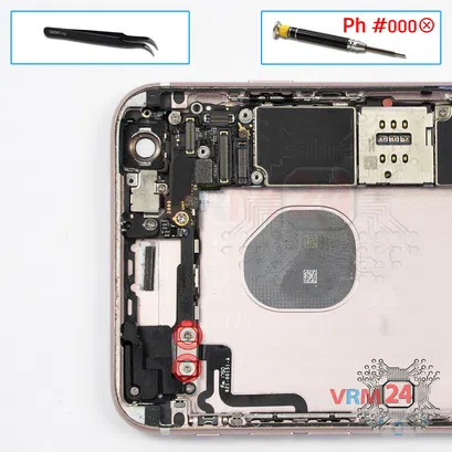 How to disassemble Apple iPhone 6S Plus, Step 10/1