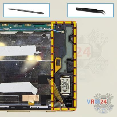 Como desmontar Sony Xperia Z5, Passo 9/1