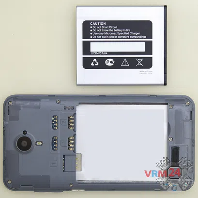 How to disassemble Micromax Canvas Pace Q415, Step 2/2