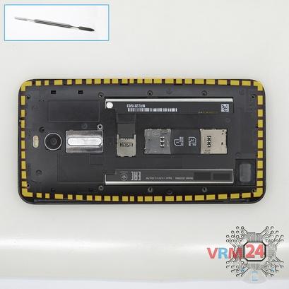 How to disassemble Asus ZenFone 2 ZE550ML, Step 3/1