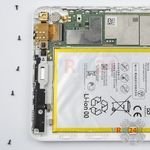 Cómo desmontar Huawei MediaPad T1 8.0'', Paso 8/2