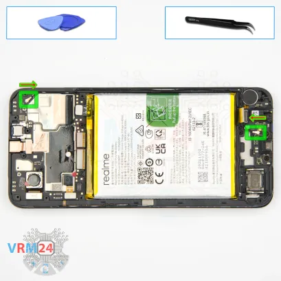 How to disassemble Realme C33, Step 10/1