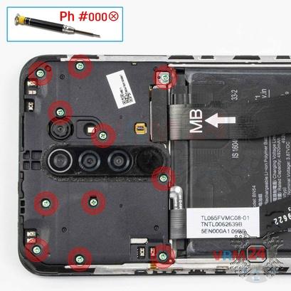 How to disassemble Xiaomi Redmi 9, Step 4/1