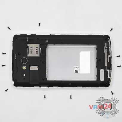 How to disassemble LG L80 D380, Step 3/2