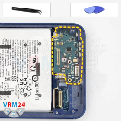 How to disassemble Samsung Galaxy S25 SM-S931, Step 11/1