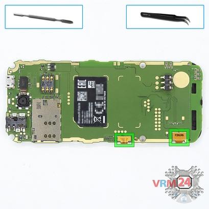 How to disassemble Nokia 225 RM-1011, Step 8/1