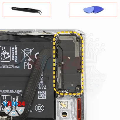 How to disassemble Oppo Find X7 Ultra, Step 12/1
