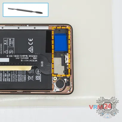 Como desmontar Nokia 7 Plus TA-1046 por si mesmo, Passo 8/1