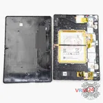 Как разобрать Lenovo Tab M10 TB-X605L, Шаг 3/2