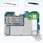 How to disassemble Samsung Galaxy A02s SM-A025, Step 14/2