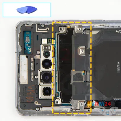 Cómo desmontar Samsung Galaxy S10 5G SM-G977, Paso 5/1