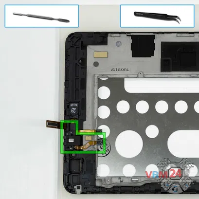 Cómo desmontar Samsung Galaxy Tab Pro 8.4'' SM-T325, Paso 20/1