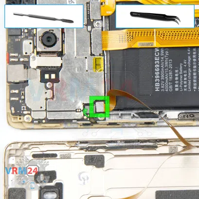 How to disassemble Huawei Mate 8, Step 5/1