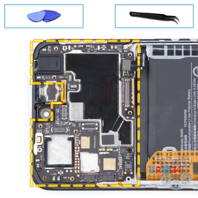 How to disassemble Xiaomi POCO M4 Pro, Step 13/1