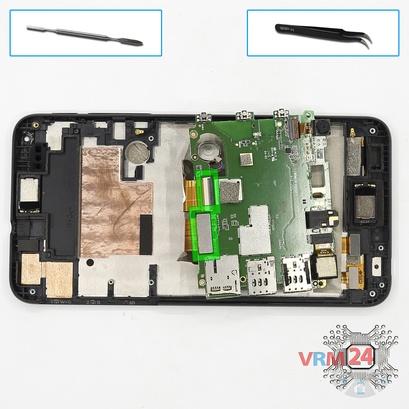 How to disassemble HTC Desire 816, Step 9/1