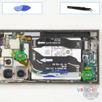 How to disassemble Samsung Galaxy S24 Ultra SM-S928, Step 10/1