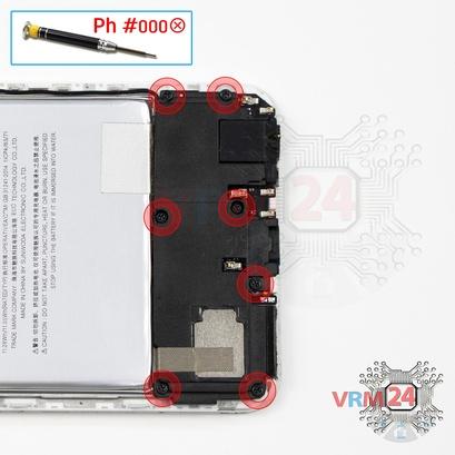How to disassemble Meizu M6s M712H, Step 5/1