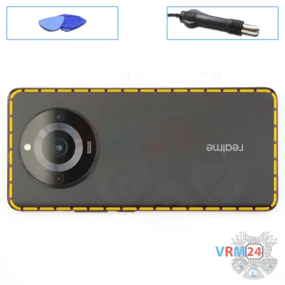 Cómo desmontar Realme 11 Pro Plus, Paso 3/1