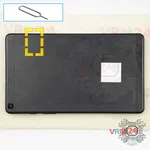 How to disassemble Samsung Galaxy Tab A 8.0'' (2019) SM-T295, Step 2/1