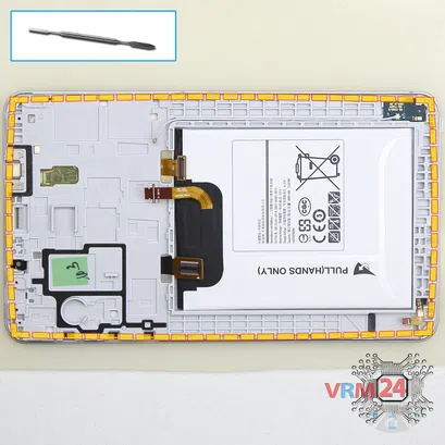 Cómo desmontar Samsung Galaxy Tab A 7.0'' SM-T285, Paso 10/1