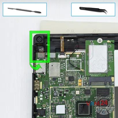 How to disassemble DEXP Ursus Z110, Step 5/1