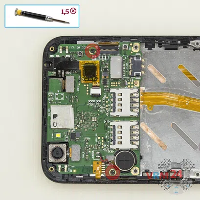 Cómo desmontar ZTE Blade L4, Paso 6/1