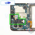 Cómo desmontar Samsung Galaxy M32 SM-M325, Paso 10/1
