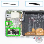 How to disassemble Huawei Y8P, Step 13/1