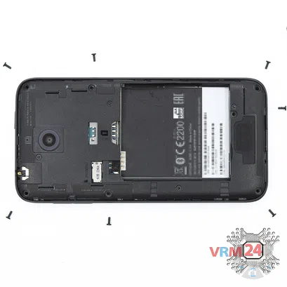 How to disassemble HTC Desire 510, Step 3/2
