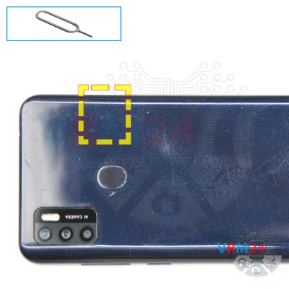 Como desmontar ZTE Blade A7s por si mesmo, Passo 2/1