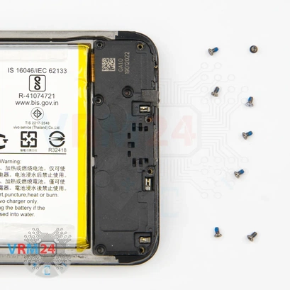 How to disassemble vivo Y93, Step 13/2