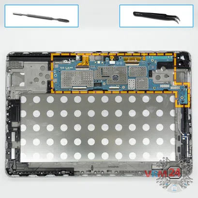Cómo desmontar Samsung Galaxy Note Pro 12.2'' SM-P905, Paso 21/1