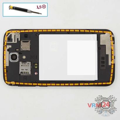 How to disassemble Alcatel OT S7 7045Y, Step 3/1