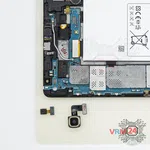 Cómo desmontar Samsung Galaxy Tab S 8.4'' SM-T705, Paso 5/2