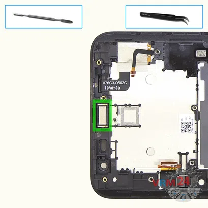 Cómo desmontar Asus ZenFone 2 Laser ZE601KL, Paso 13/1