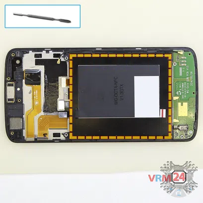 How to disassemble Philips Xenium I908, Step 9/1