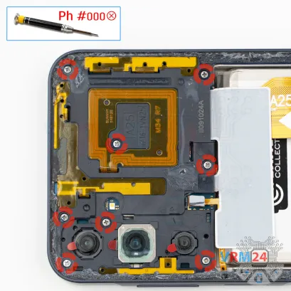 Como desmontar Samsung Galaxy A25 SM-A256 por si mesmo, Passo 6/1